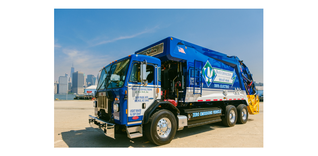 Peterbilt Delivers Model 520EVs to Waste Connections of New York - Hero image